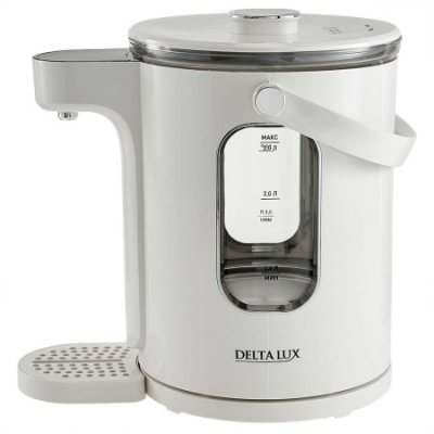 Термопот DЕLTA LUX DE-1701 белый 3л, LCD дисплей, 1600Вт, 13 режимов поддерж. t (уп.4)