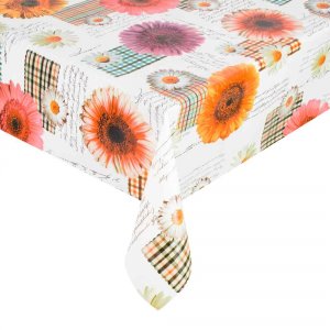 Клеенка "DAMASK" гладкая нетканая основа 1,37*25м  микс