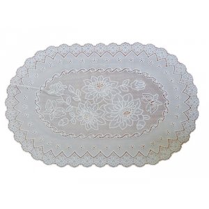 Салфетка "MONICA" овал 655a9533-white 30*45см (уп.12)