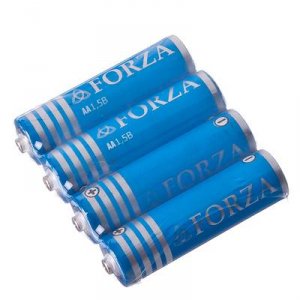 Батарейки FORZA 4шт  солевая, тип AA, 1,5В