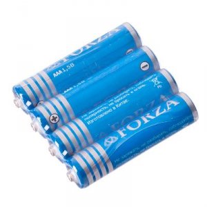 Батарейки FORZA 4шт  солевая, тип AAА, 1,5В