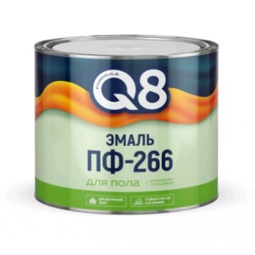 FORMULA Q8 Эмаль ПФ 266 зол/кор. 1,8кг УЦЕНКА
