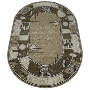 Ковер Лайла де Люкс 0,6*1,0м овал, 15804_10822