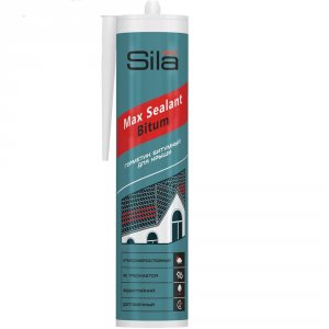 Герметик Sila PRO Max Sealant Bitum битумный 280мл  (12)