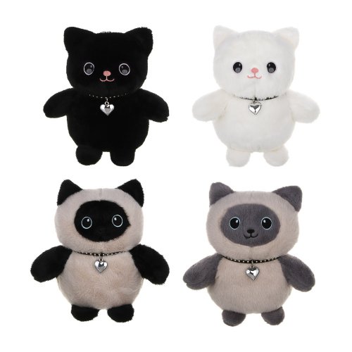 Игрушка мягкая Котя 23 см, полиэстер, 4 вида