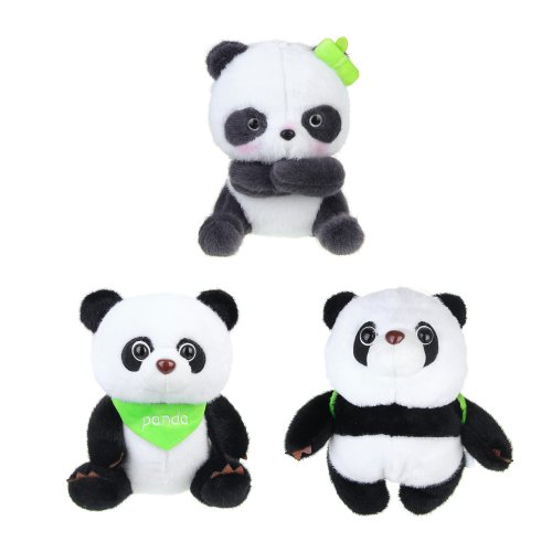 Игрушка мягкая Пандушка 20 см, полиэстер, 3 вида