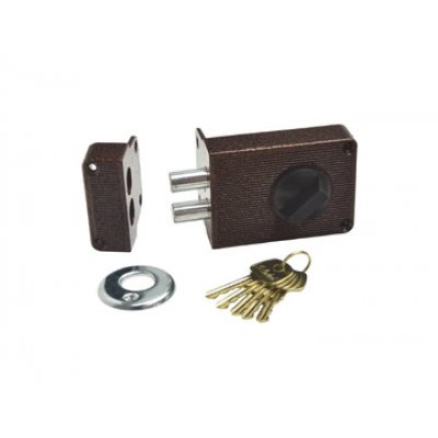 Замок накладной S-Locked 1-3 медь