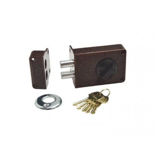 Замок накладной S-Locked 1-3 медь