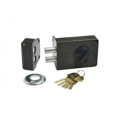 Замок накладной S-Locked 1-3 бронза