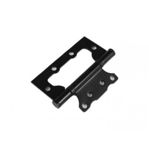 Петля Profi 100*75*2,5 -2ВВ -BL без врезки (матовый черный)